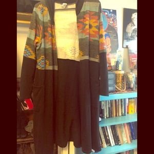 Aztec Duster Sweater Woman’s L